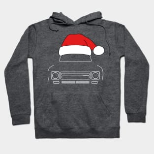 IH Scout classic truck Christmas hat edition white Hoodie